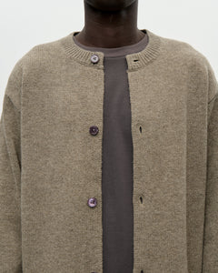 Cardigan Boiled Wool 064 Stone