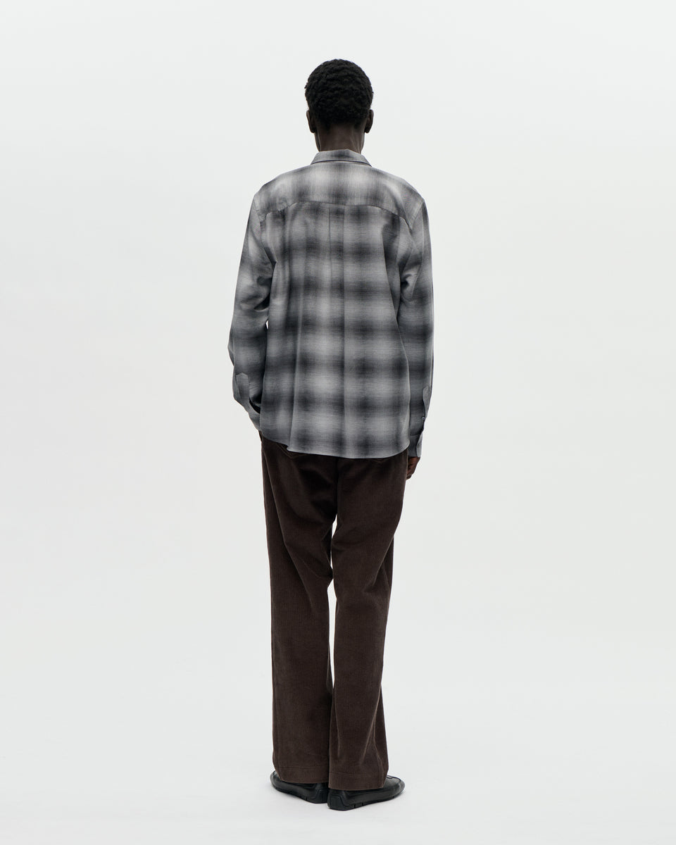 Volume Shirt Cash Check 008 Charcoal