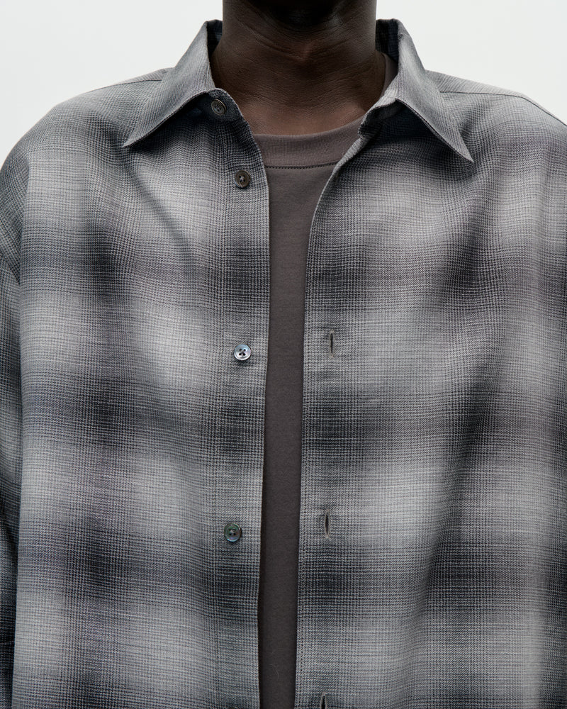 Volume Shirt Cash Check 008 Charcoal
