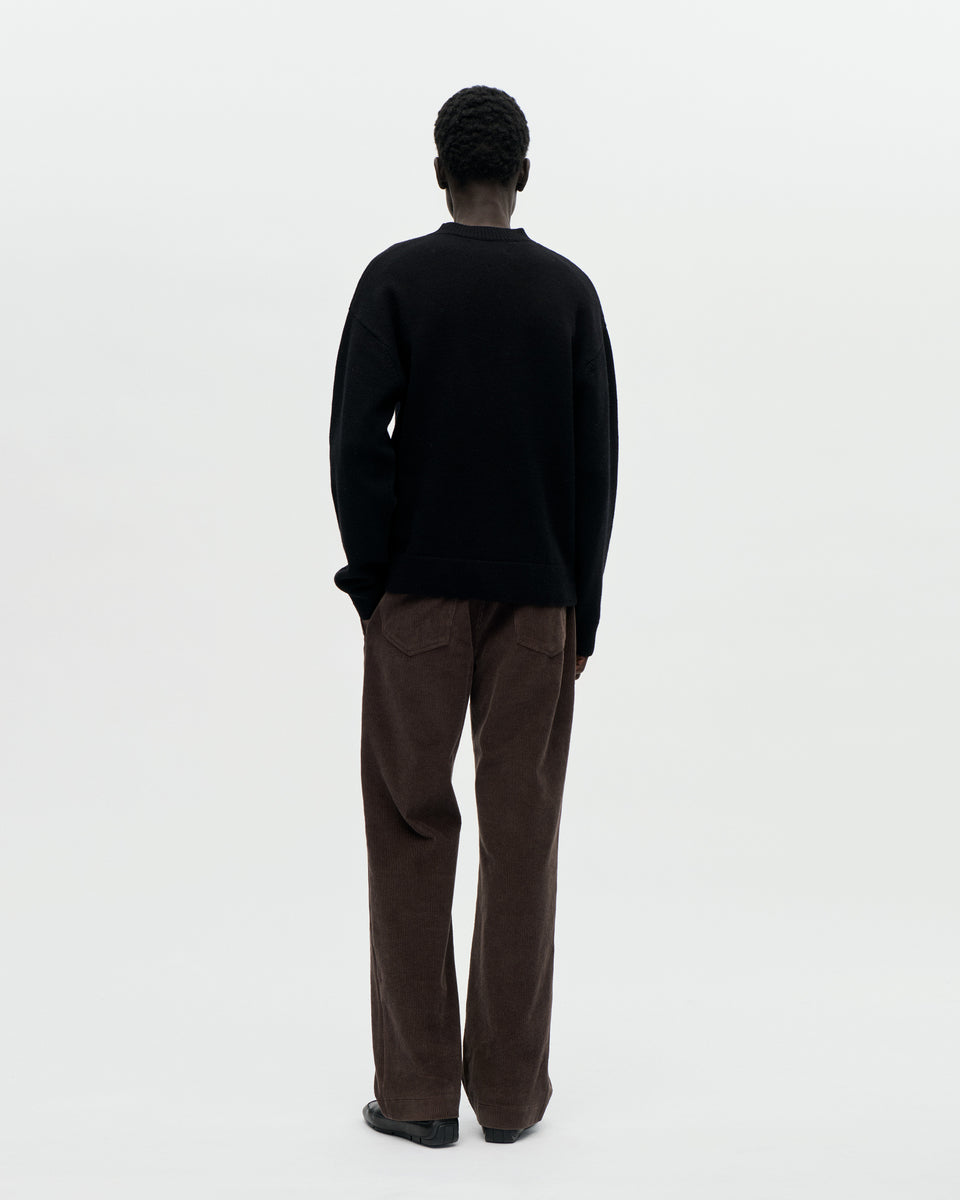 Drop Crew Boiled Wool 009 Black