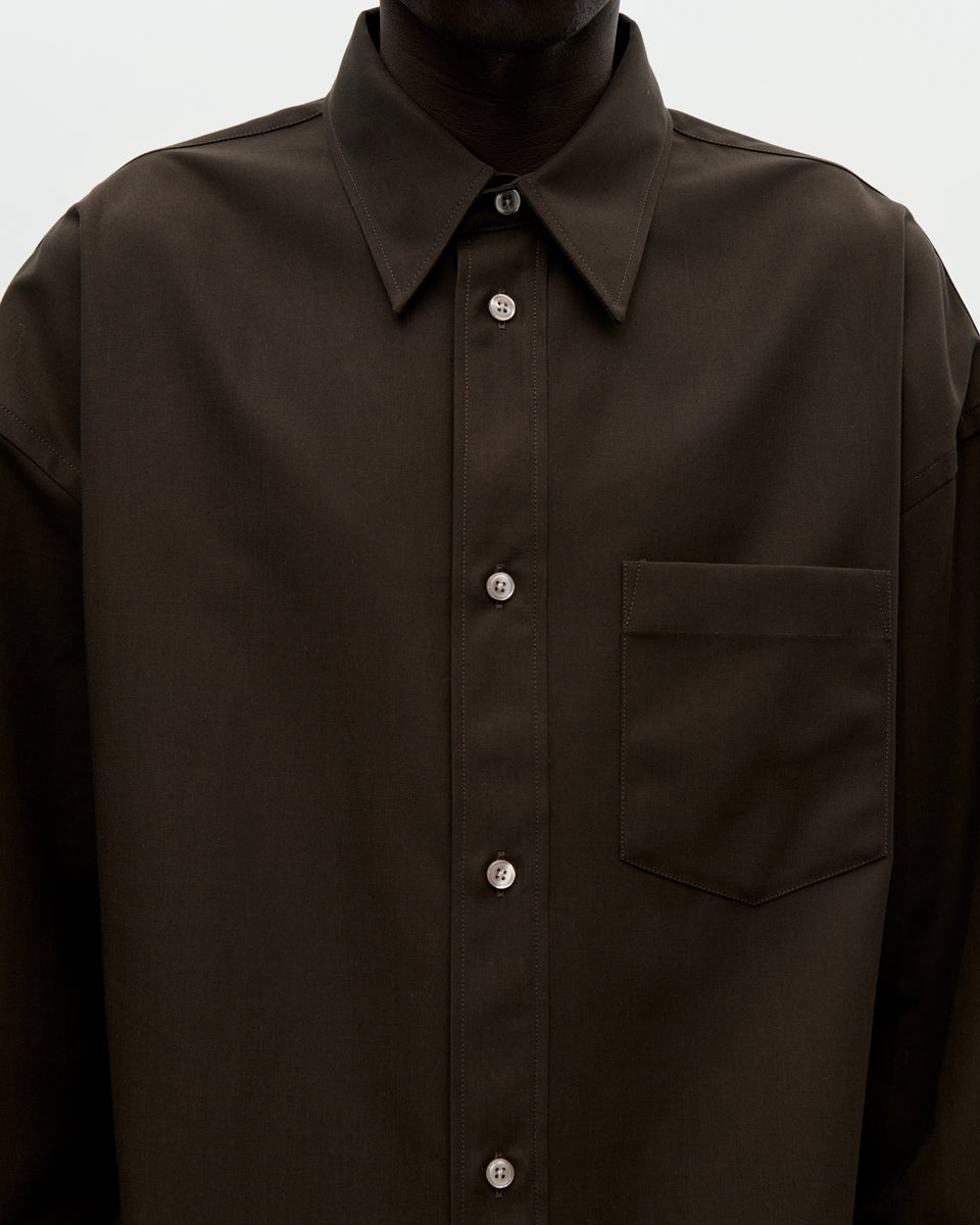 Ranch Shirt Double Cotton 084 Peat