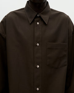 Ranch Shirt Double Cotton 084 Peat