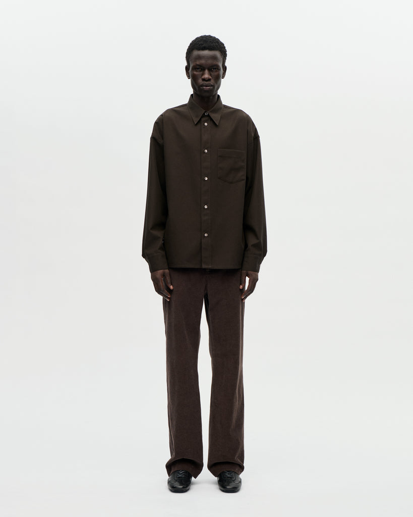 Ranch Shirt Double Cotton 084 Peat