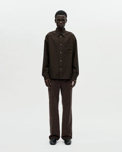 Ranch Shirt Double Cotton 084 Peat