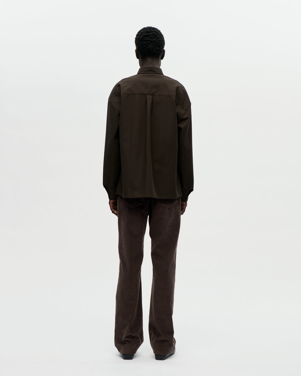 Ranch Shirt Double Cotton 084 Peat