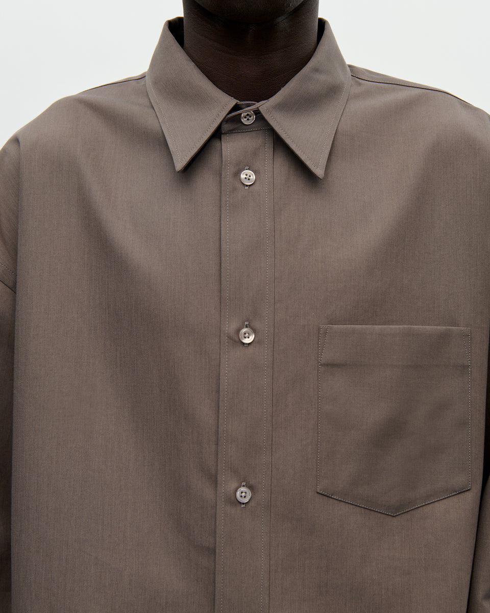 Ranch Shirt Double Cotton 064 Stone