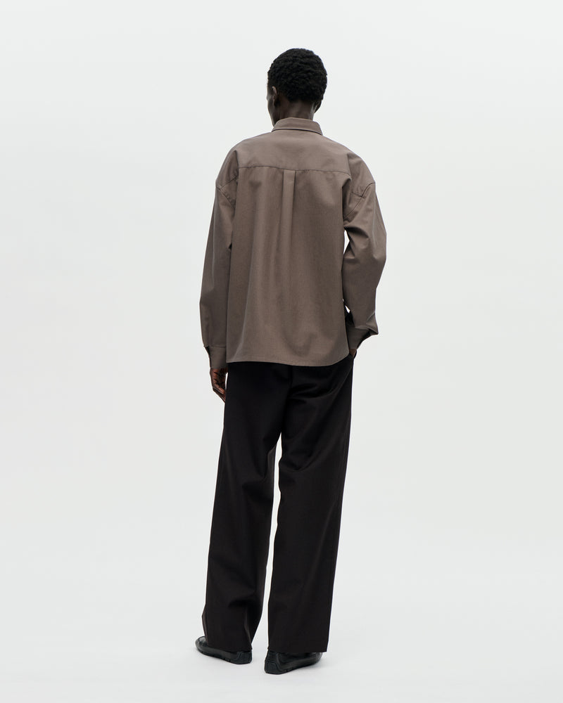 Ranch Shirt Double Cotton 064 Stone