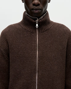 Shrunk Full Zip Drained 069 Bistre