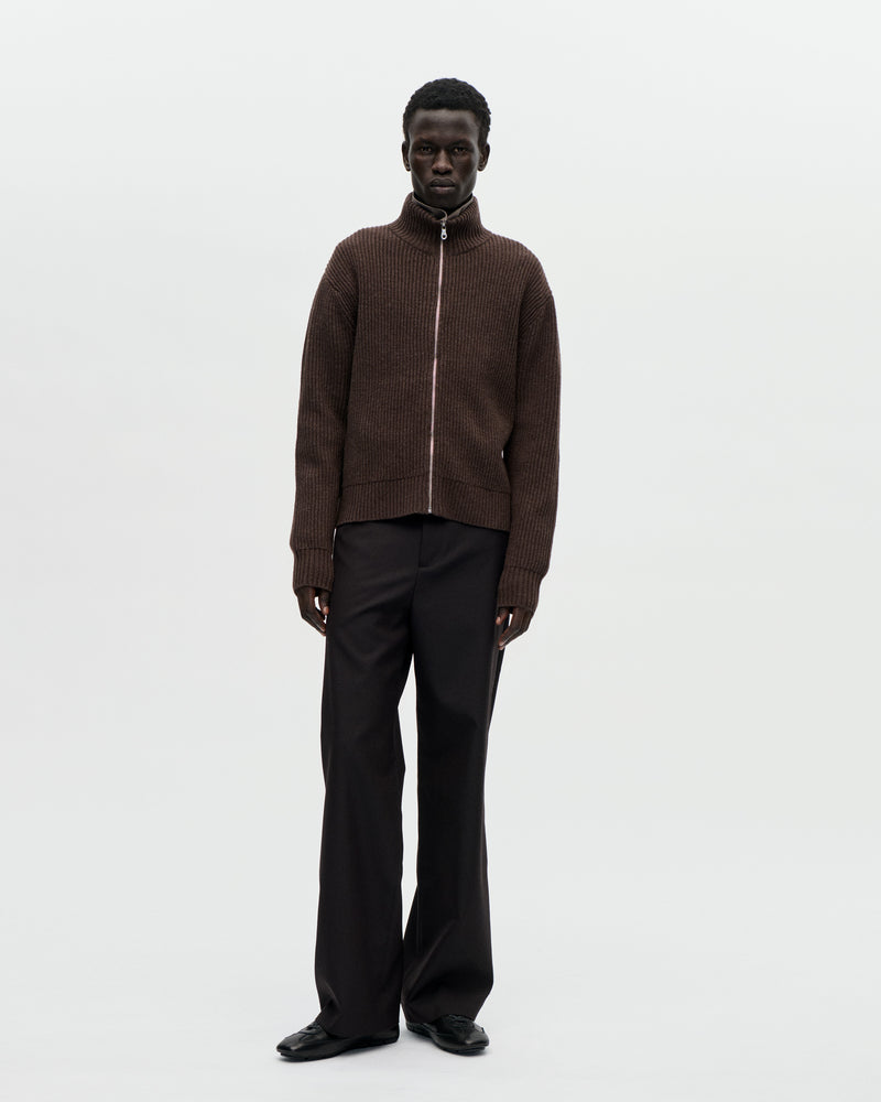 Shrunk Full Zip Drained 069 Bistre