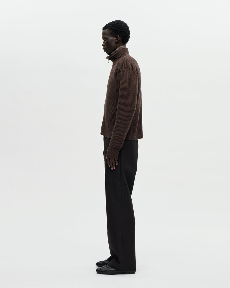 Shrunk Full Zip Drained 069 Bistre