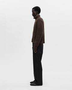 Shrunk Full Zip Drained 069 Bistre