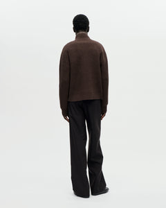 Shrunk Full Zip Drained 069 Bistre