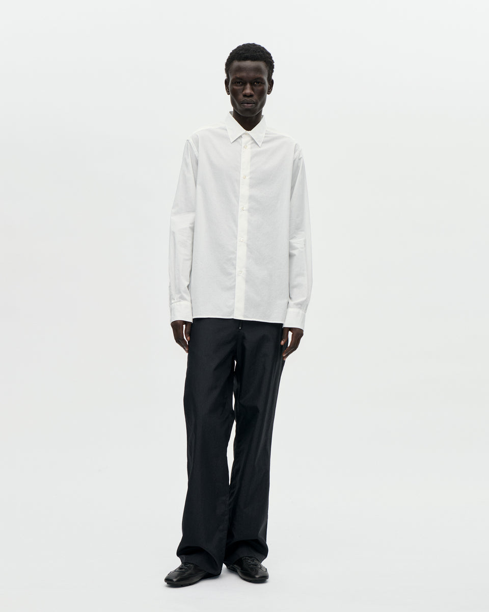 Volume Shirt Wash Cot 001 White