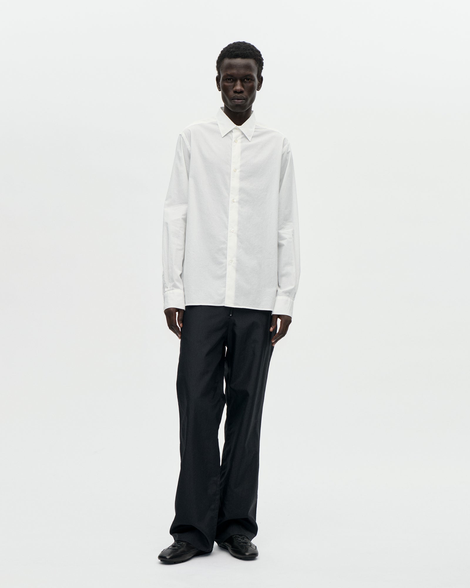 Volume Shirt Wash Cot 001 White