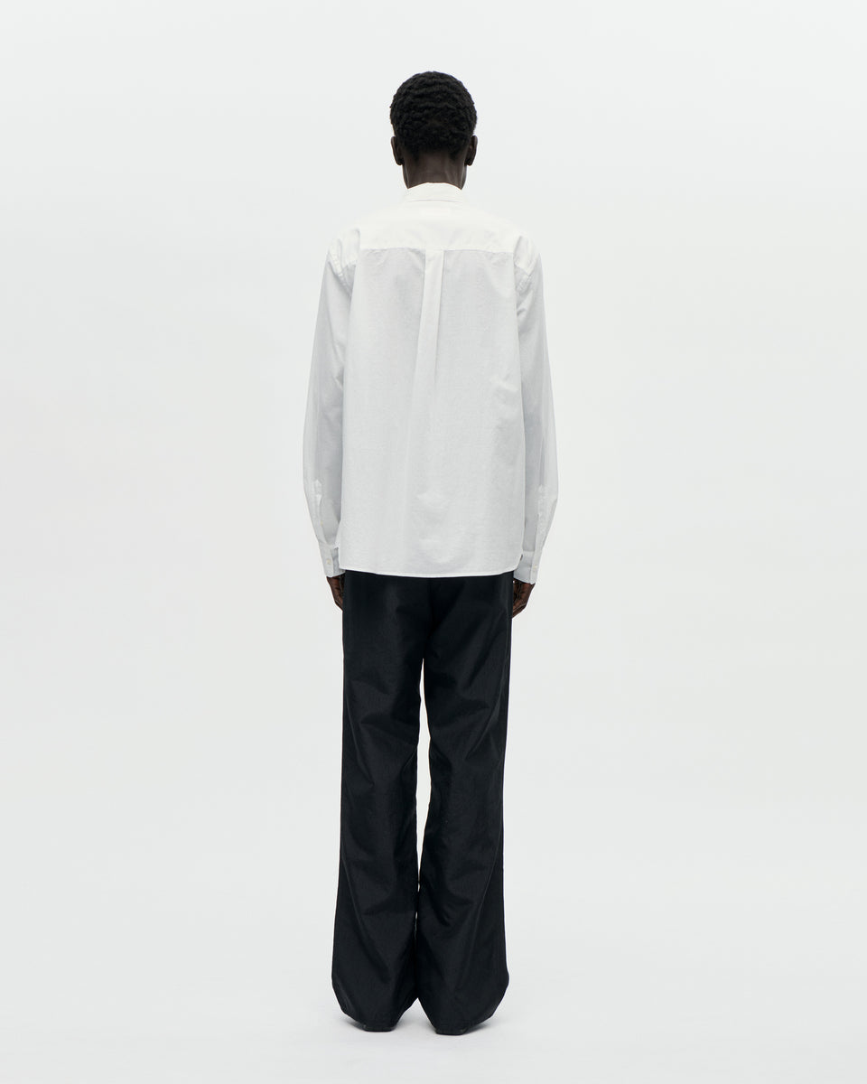 Volume Shirt Wash Cot 001 White