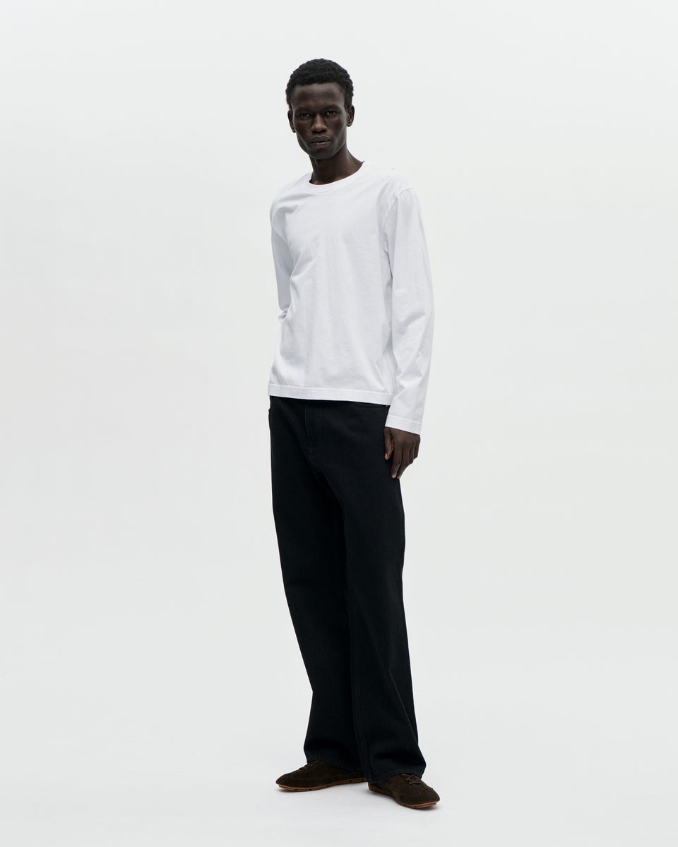 Seam Tee LS 140 001 White
