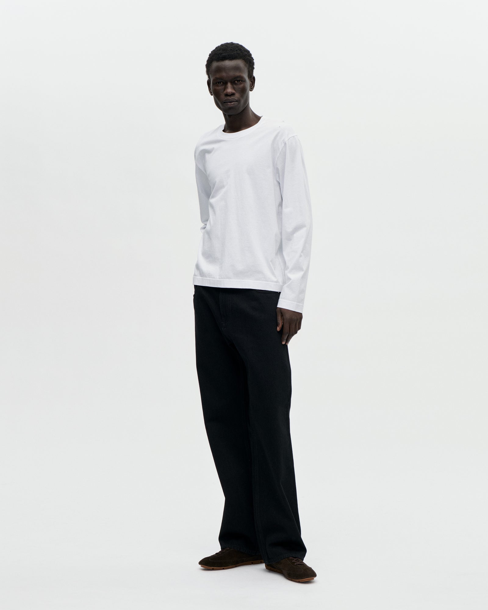 Seam Tee LS 140 001 White