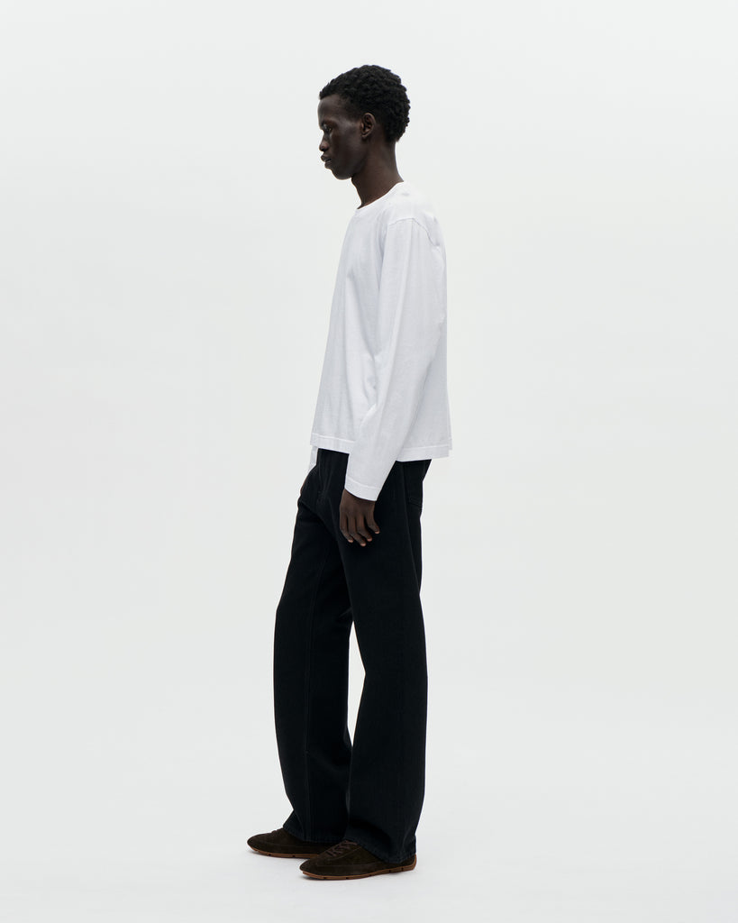 Seam Tee LS 140 001 White