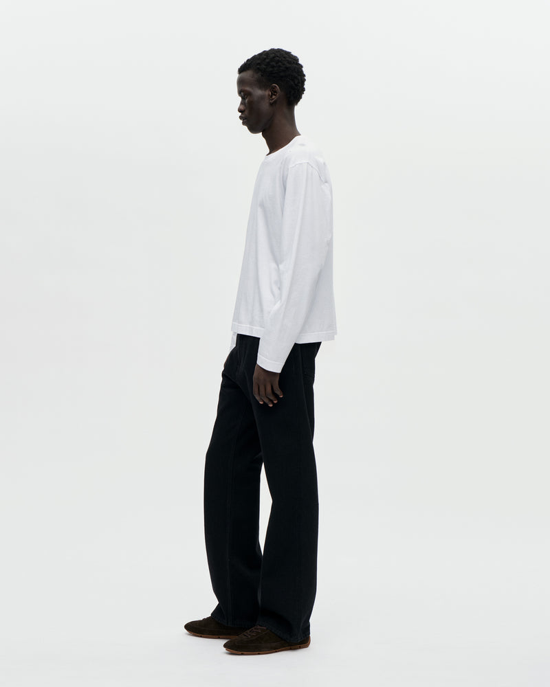 Seam Tee LS 140 001 White