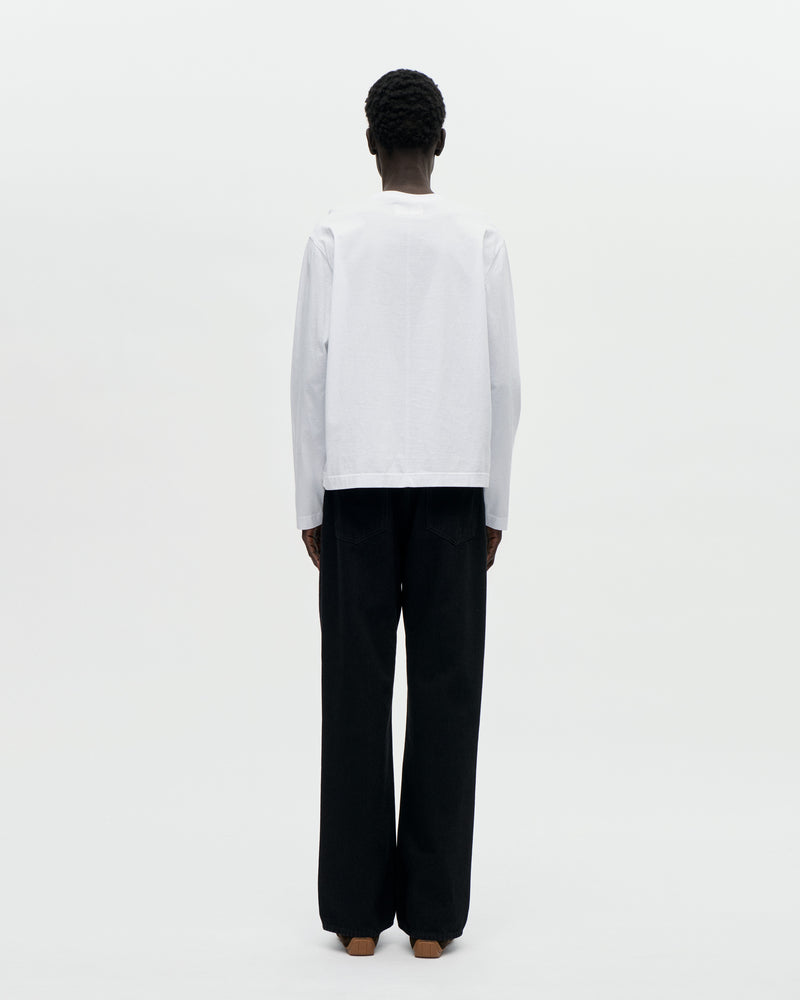 Seam Tee LS 140 001 White