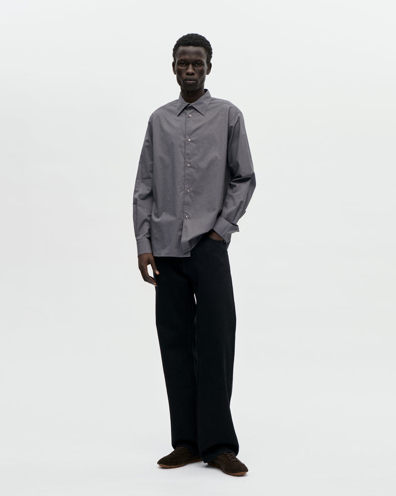 Volume Shirt Wash Cot 008 Charcoal