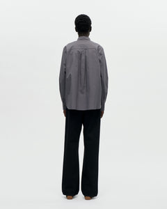 Volume Shirt Wash Cot 008 Charcoal