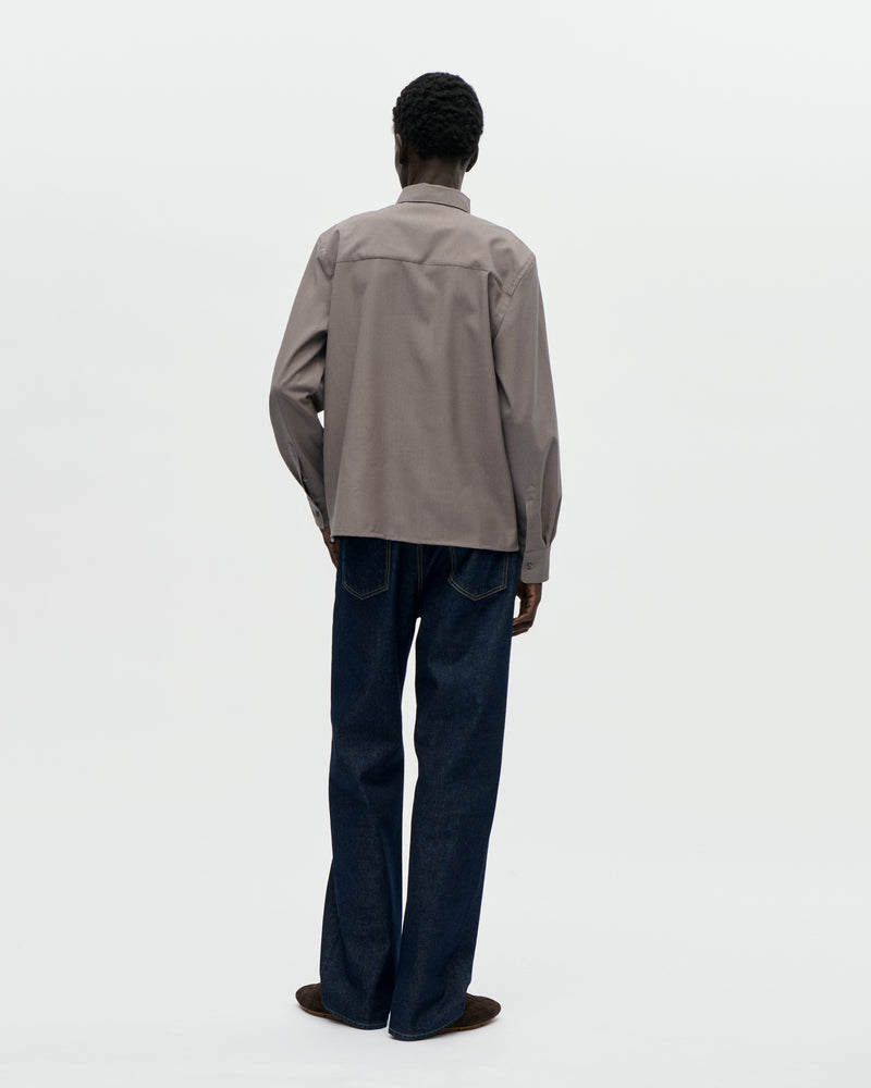 Dinner Shirt Super 100 064 Stone