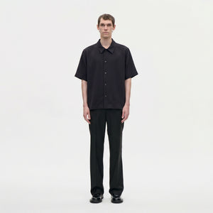 Wander Shirt Sheer Wool 009 Black